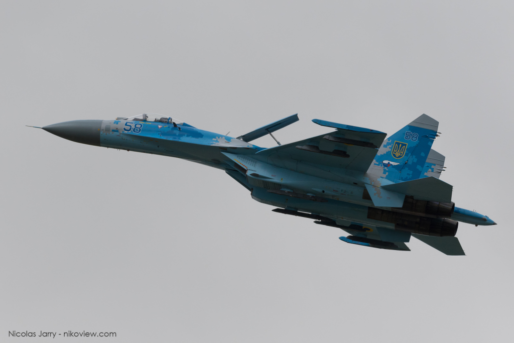 Su-27 "Flanker" - Ukrainian Air Force - Armée de l'air - Ukrain
